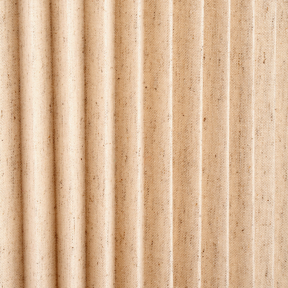 Callista 35cm Natural Linen Hard Pleat Lampshade